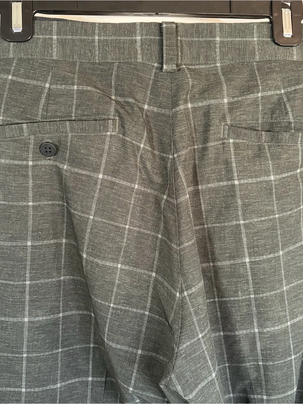 Nike Golf Men’s Tour Dri-Fit Performance Windowpane Pants Charcoal Gray 36 x 30